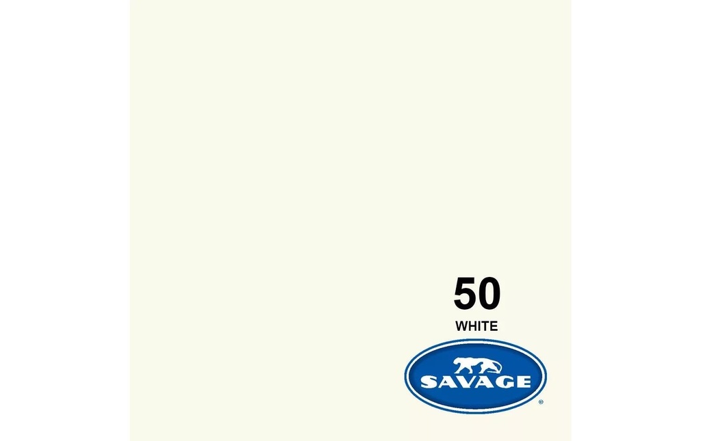 Savage Fond Papier 2.72 x 11m Blanc