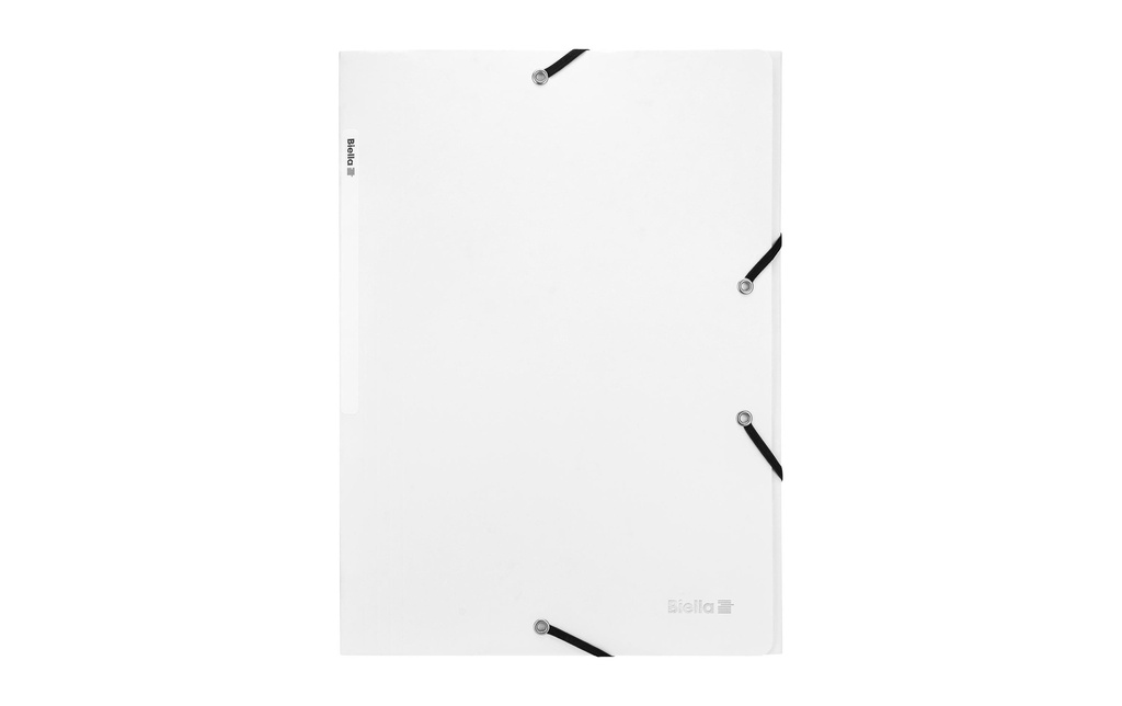 Biella Portfolio à ruban élastique A4 Blanc