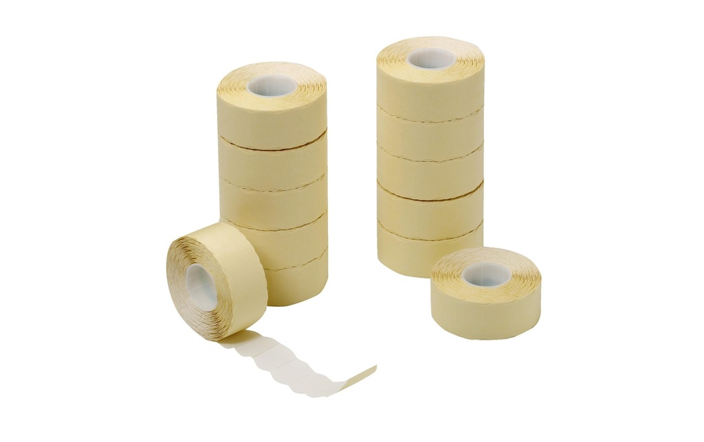 Herlitz Étiquette de prix 2 lignes, 26 x 16 mm, 1'200 pièces
