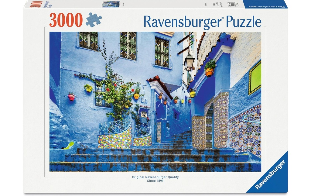 Ravensburger Puzzle Le Maroc en bleu 3000 pièces