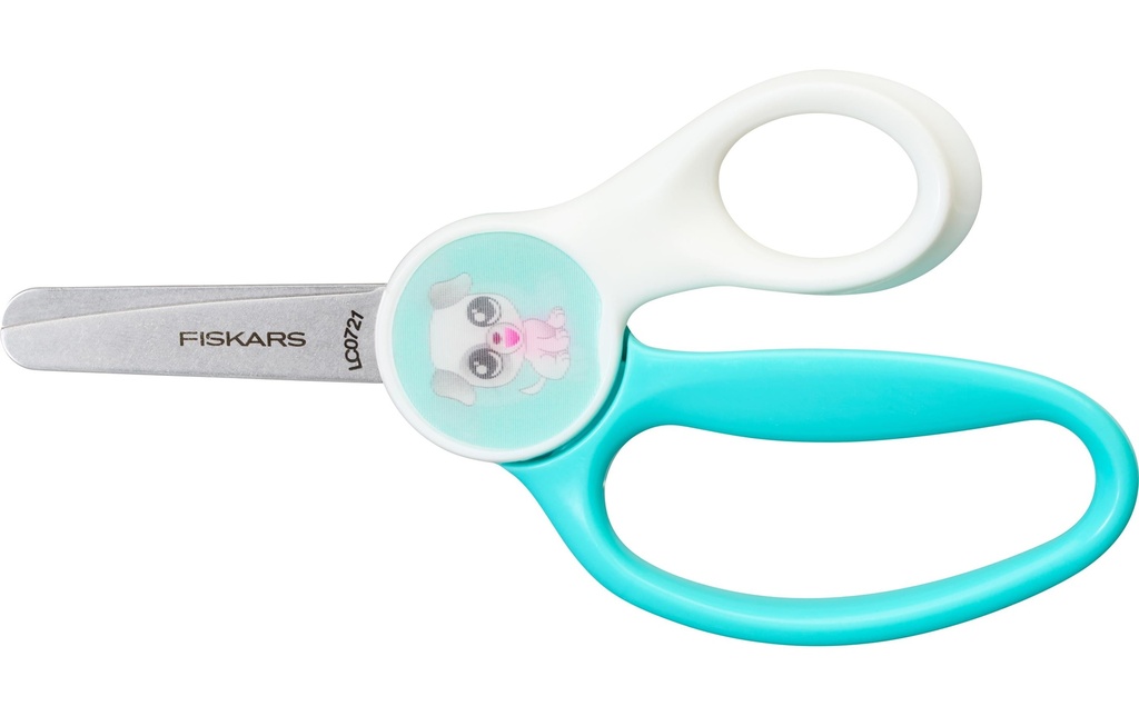 Fiskars Ciseaux pour enfants Puppy 13 cm, Acier inoxydable, Droitiers