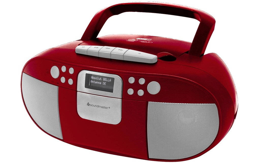 soundmaster Radio DAB+ SCD7800RO Rouge