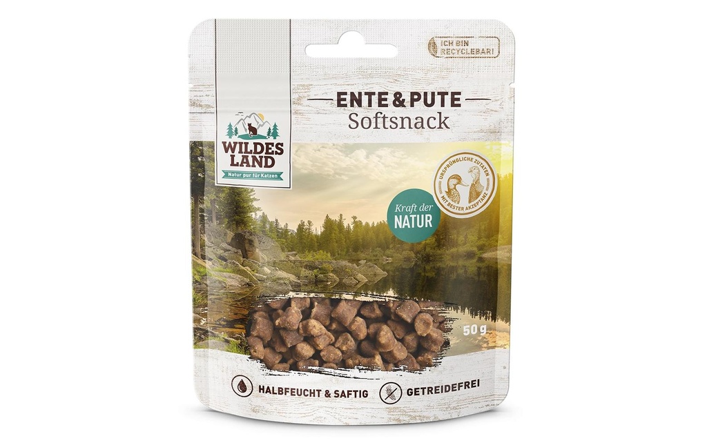 Wildes Land Friandise de canard et de dinde 50 g