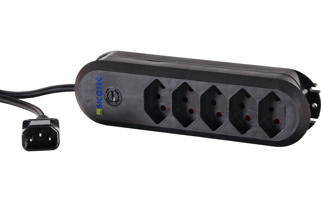SICOTEC USV Bloc multiprises 5x T13 10 A