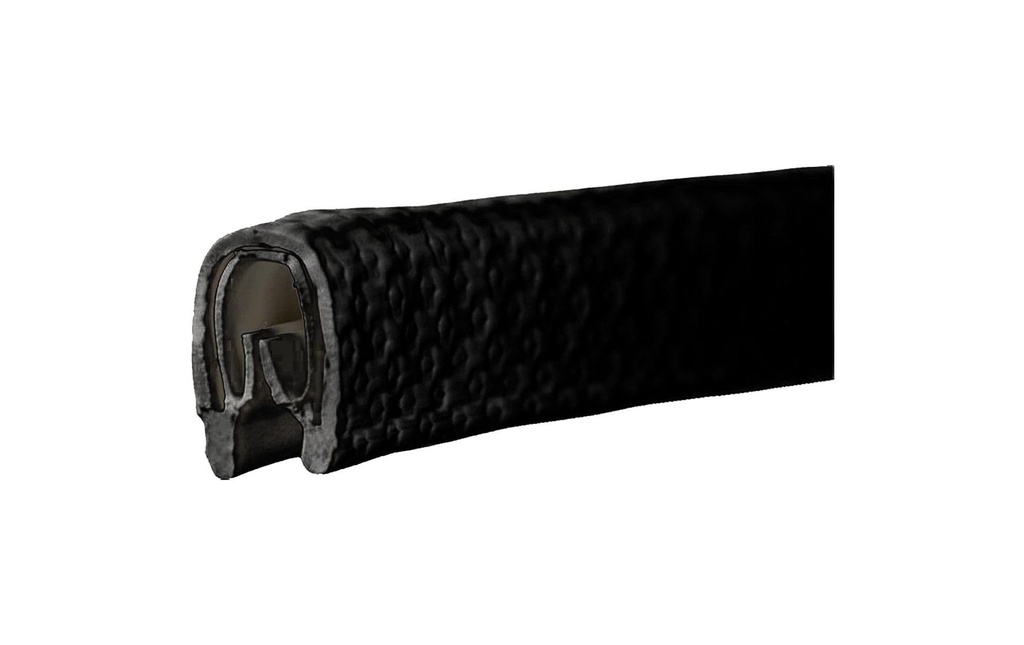 Elbro Profilé de protection des bords, 10 m, noir