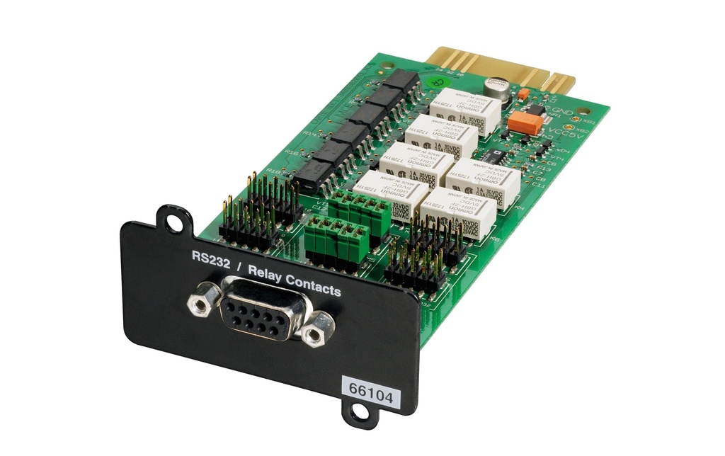Eaton - USV Carte de gestion Relay-MS Contacts et RS232/Série