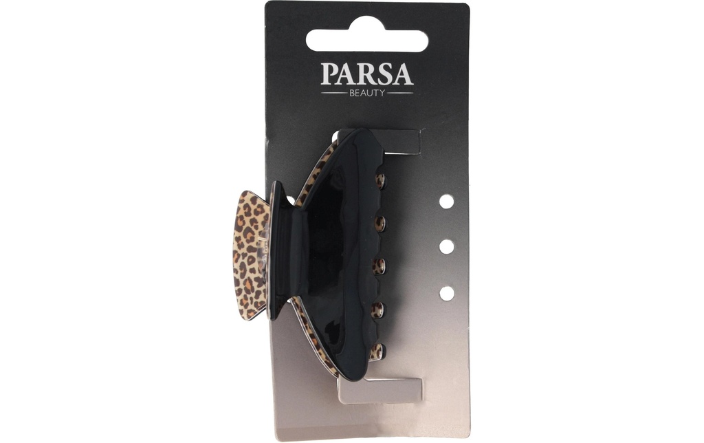 Parsa Beauty Pince crabe avec motif léopard Noir 1 pièce