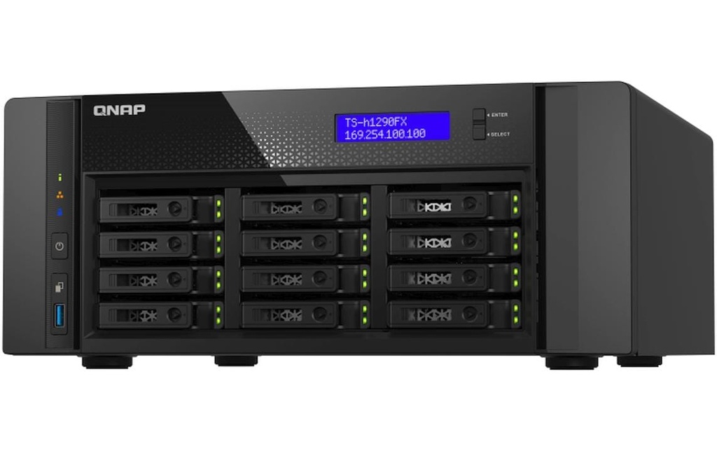 QNAP NAS TS-h1290FX-7302P-128G 12 Bay