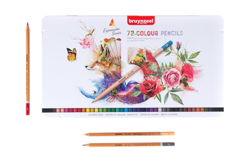 Bruynzeel Crayons de couleur Expression Colour 72 pièces