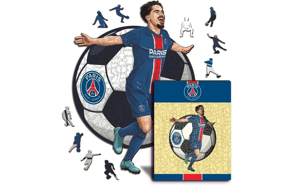 Iconic Puzzle Puzzle en bois Vitinha – PSG S, 150 pièces