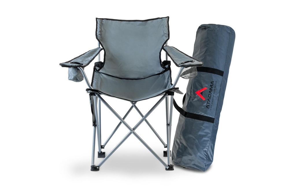 Atacama Chaise de camping Anthracite