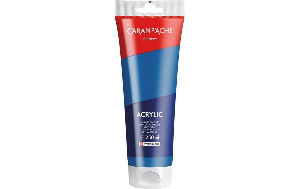 CARAN D'ACHE Acrylic cyan (250 pces)