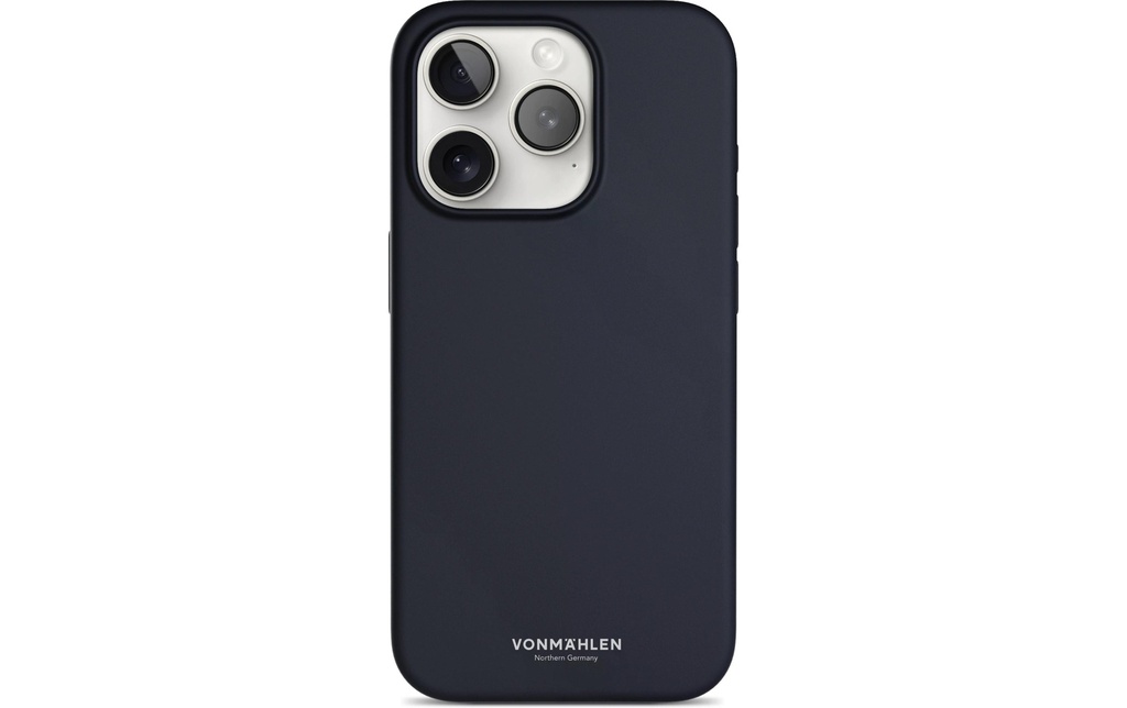 Vonmählen Coque arrière Eco Silicone iPhone 15 Pro Max Navy