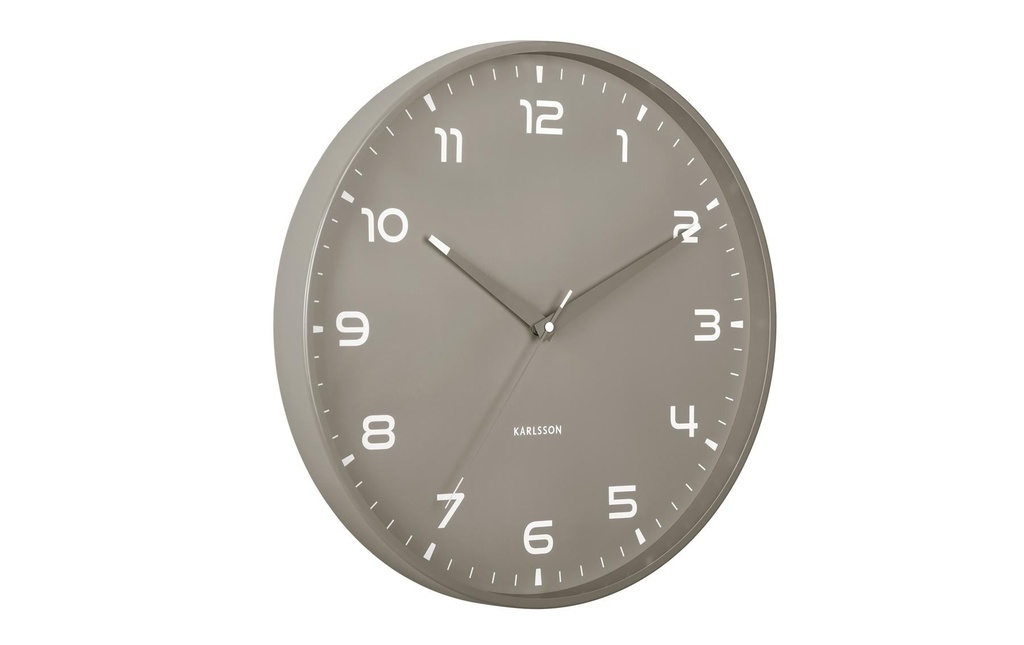 KARLSSON Horloge murale Orgullo Ø 40 cm, Gris foncé