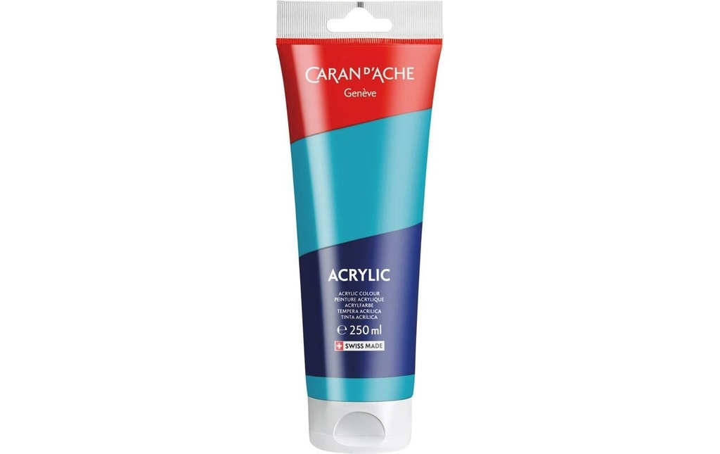 CARAN D'ACHE Acrylic bleu turquoise (250 pces)