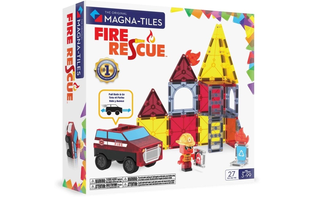 Magna-Tiles Fire Rescue 27 pièces