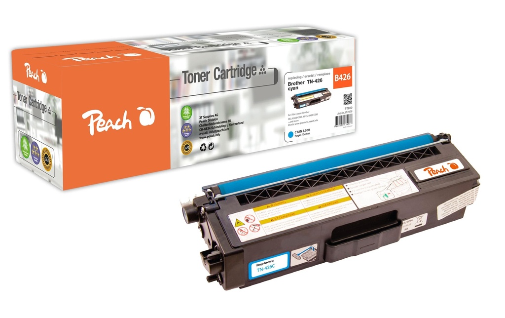 Peach Toner Brother TN-426 Cyan