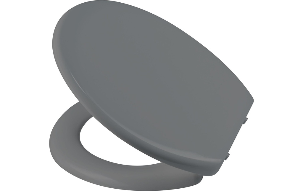 diaqua® Siège de toilette Barbana Fermeture souple, Gris