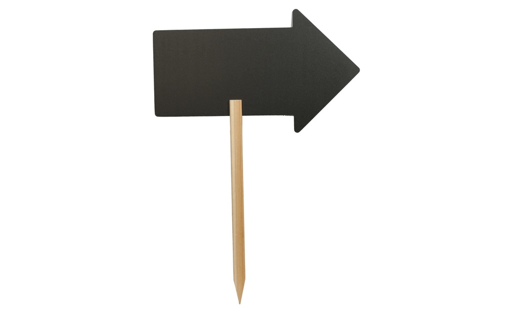 Securit Pancarte de jardin Silhouette Stick Arrow
