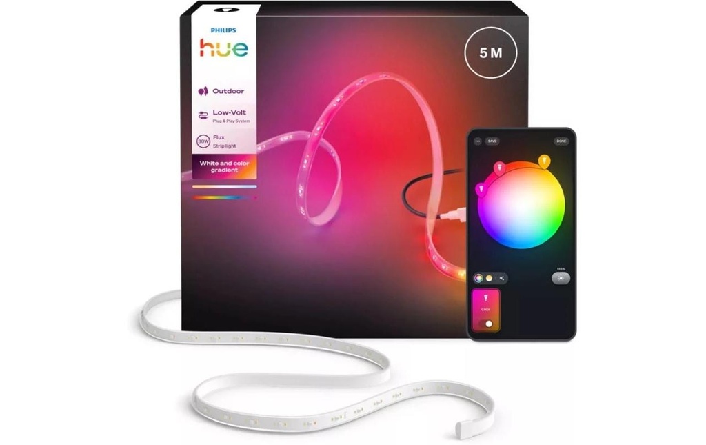 Philips Hue Bande LED Flux Gradient Outdoor 5m CH