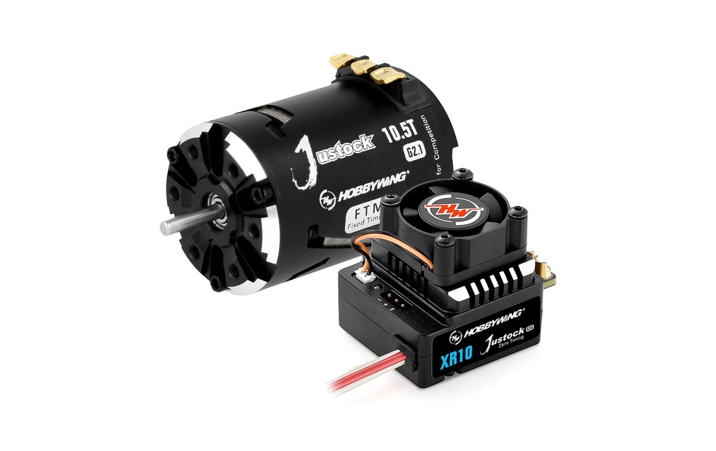 Hobbywing Kits d’entraînement sans brosse Xerun Justock Combo G3S 10.5T, 1:10