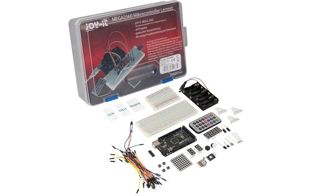 jOY-iT Kits de démarrage Mega2560 Arduino Kit d'apprentissage sur les microcontrôleurs