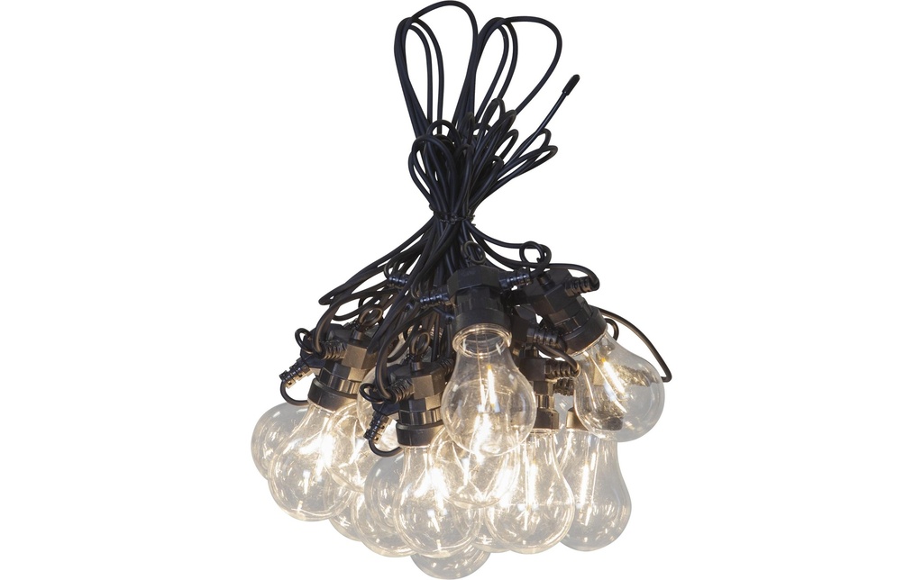 Star Trading Guirlande lumineuse Filament de cirque 855 cm, Noir/Transparent