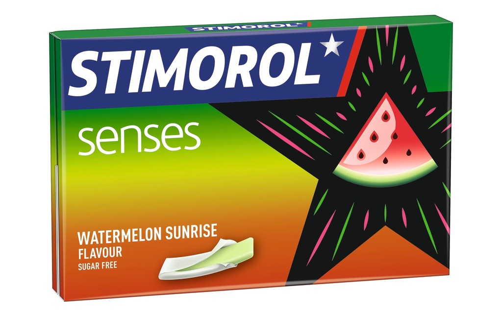 Stimorol Chewing-gum Senses Pastèque Sunrise 23 g