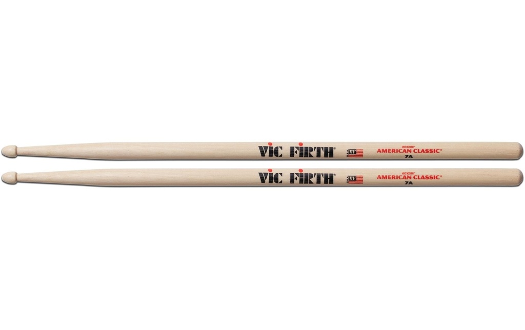 Vic Firth Baguettes de batterie 7A – 1 Paire/s