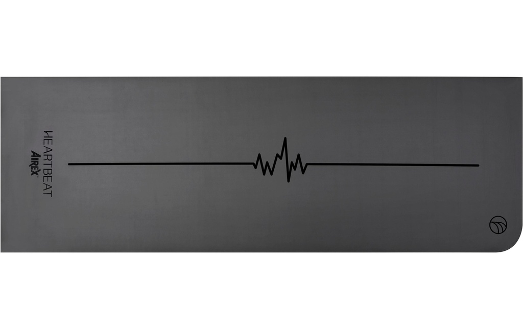 Airex Tapis de yoga Heartbeat, Anthracite