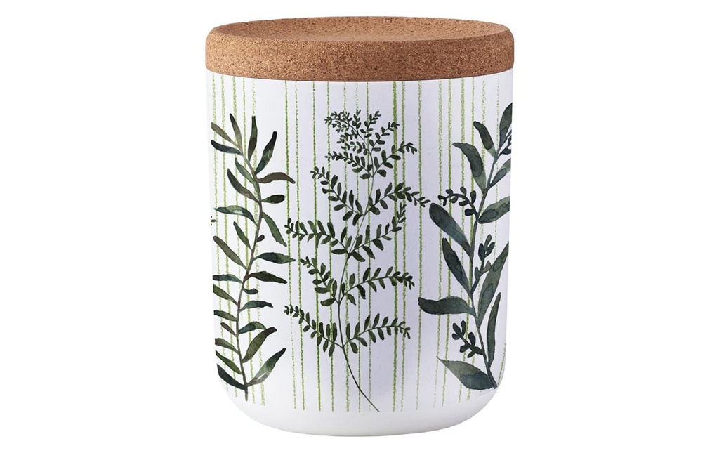 BioLoco Boîte à provisions Green leaves M, 0.8 l, Vert
