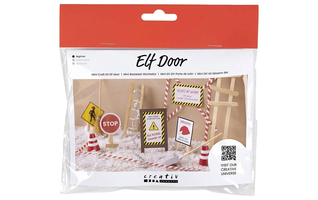 Creativ Company Mini ustensiles Porte des elfes / porte des lutins Scène En construction