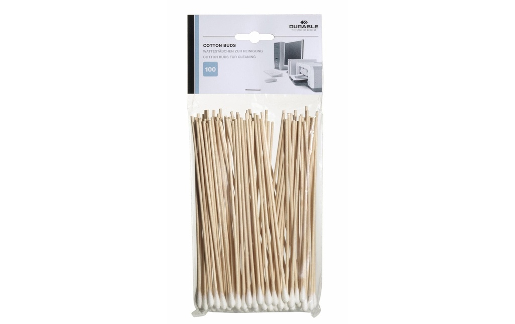 DURABLE Kits de nettoyage Cotton Buds 100 Pièce/s