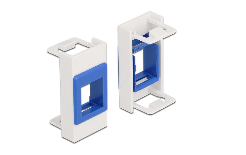 Delock Support Keystone de module Easy 45 blanc / bleu