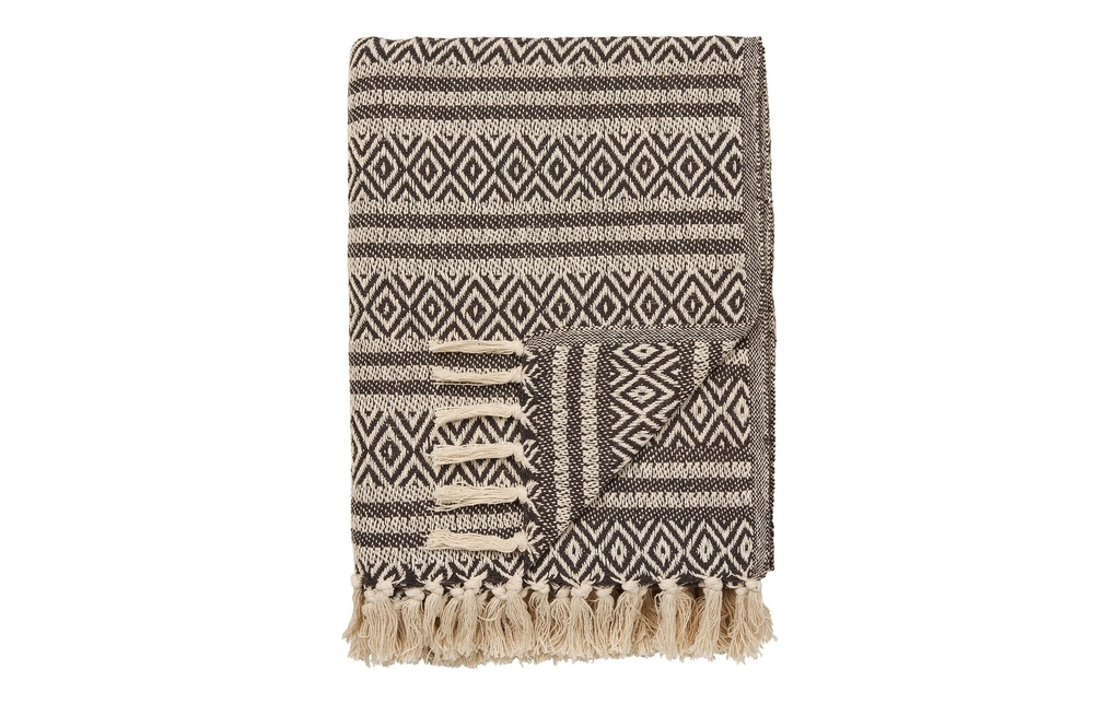 House Nordic Plaid Adana 130 x 180 cm, marron
