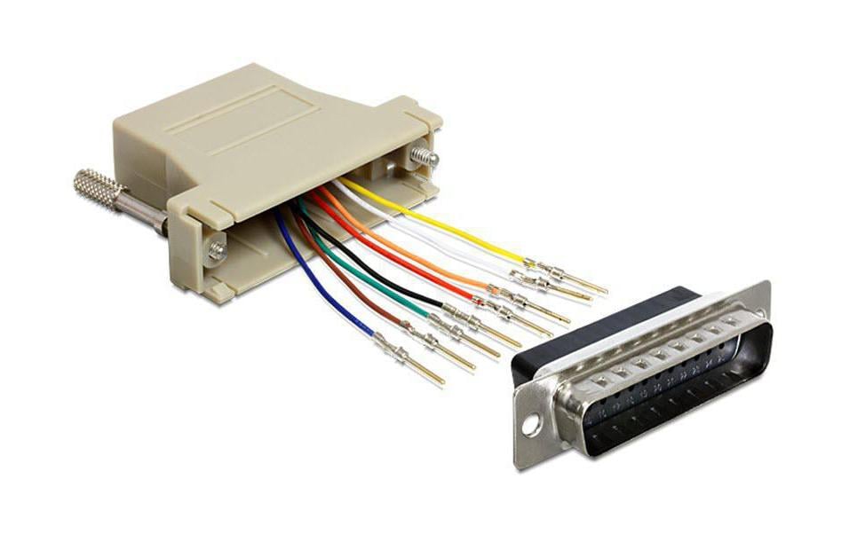 Delock Adaptateur RJ-45 - DB15 (f-m) 0 m