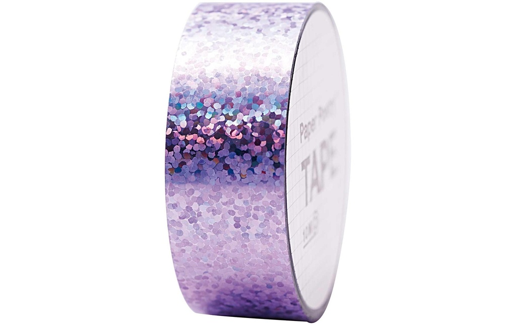 Rico Design Ruban adhésif décoratif Holographic 1,9 cm x 10 m, Lilas