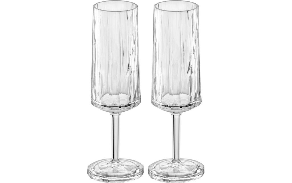 Koziol Verre à champagne Superglas Club No. 14, 100 ml, 2 Pièce/s