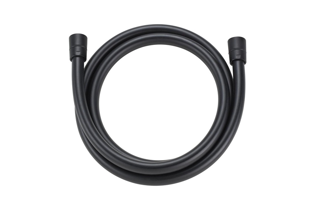 diaqua® Tuyau de douche Classic K x DK, 180 cm, noir mat