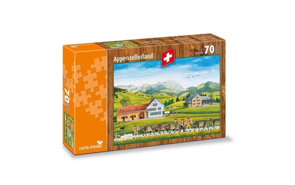 Carta.Media Puzzle Pays d'Appenzell 70 pièces