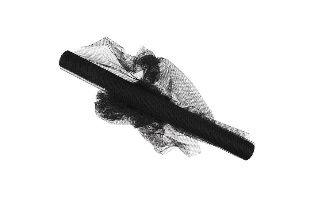 Creativ Company Tulle  50 cm x 5 m Noir