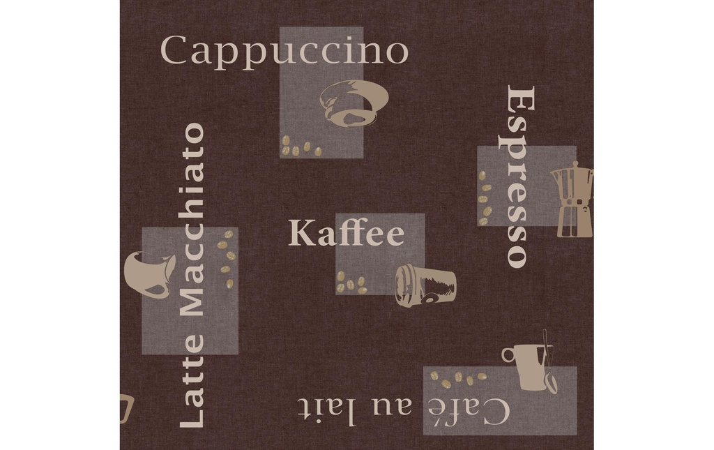 d-c-fix Nappe Manhattan Cappuccino 110 cm x 140 cm, Chocolat