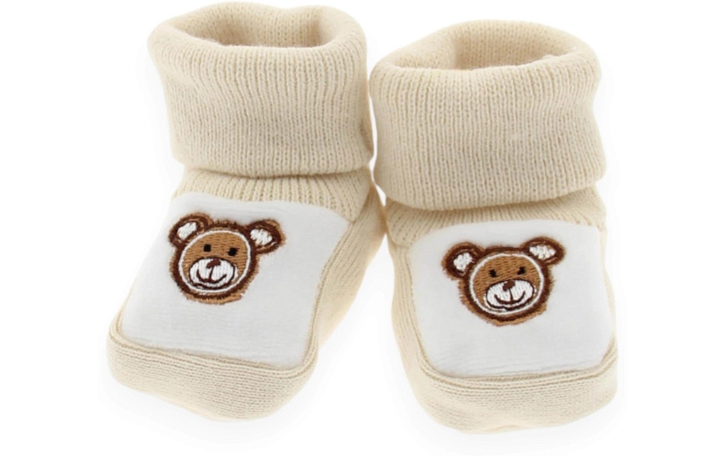 Very Important Baby Chaussures Love you BEARY beaucoup Beige