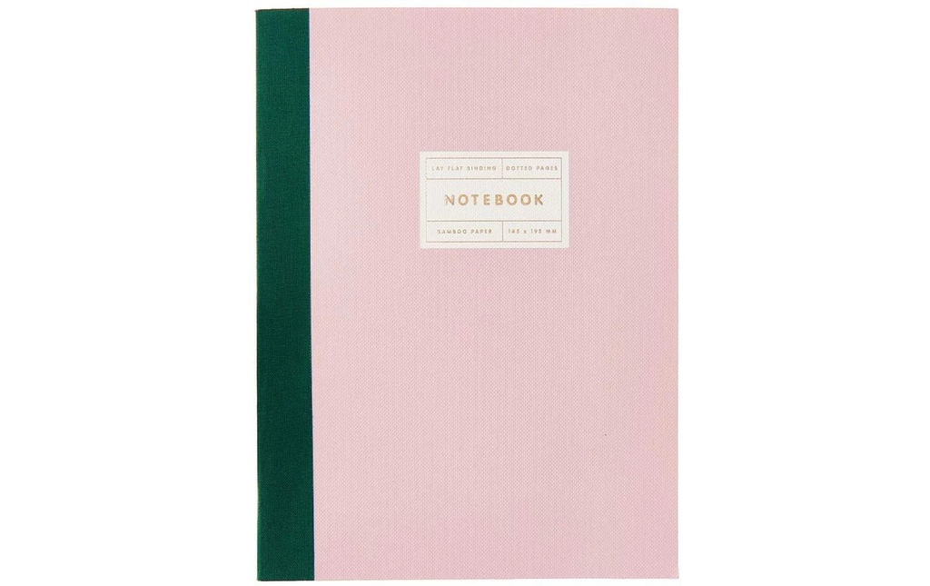 Rico Design Bloc-notes S 14,5 x 19,5 cm, Pois, Lilas