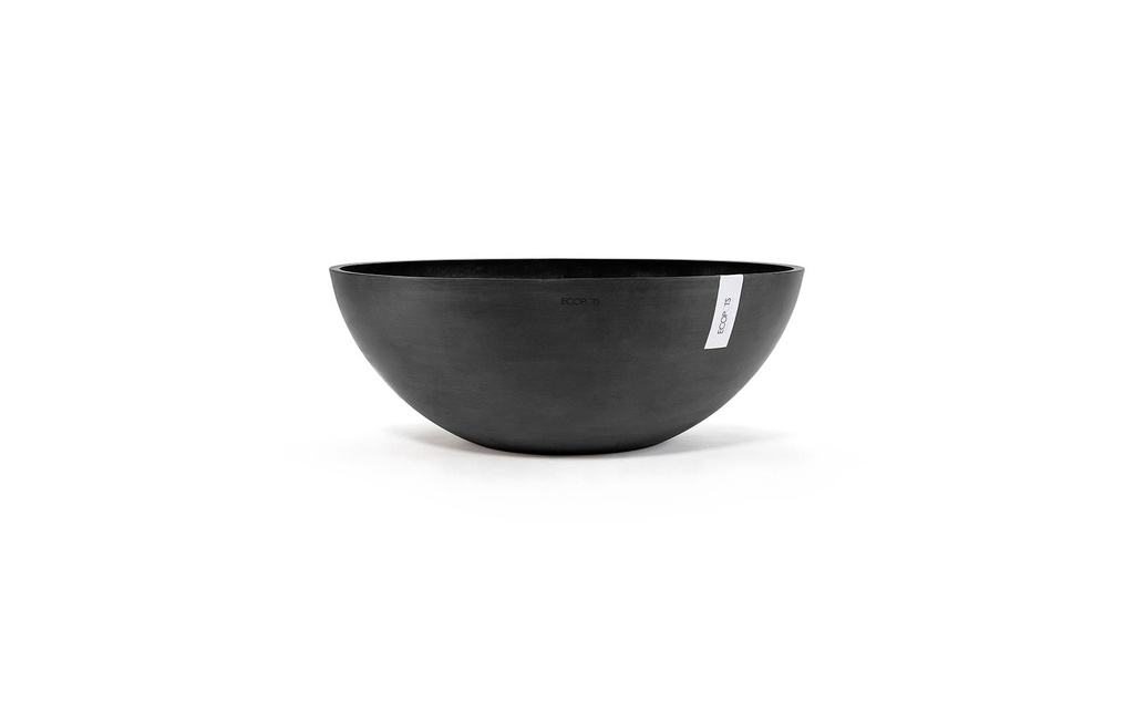 Ecopots Pot de fleur Vienna Ø 70 cm Gris foncé