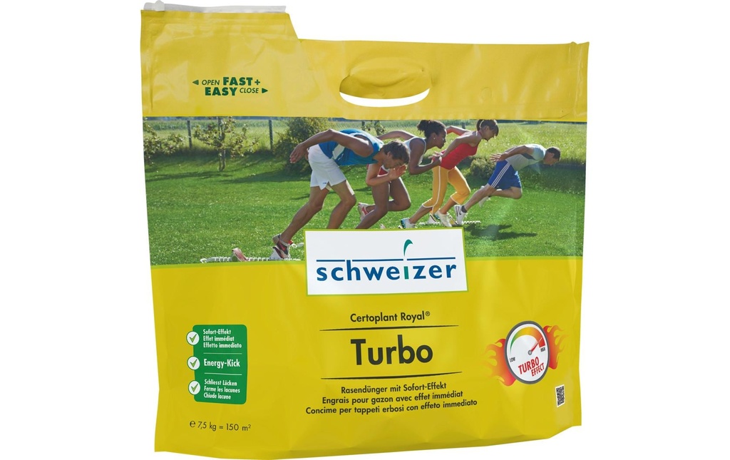 Eric Schweizer Engrais pour gazon Certoplant Royal Turbo, 7.5 kg