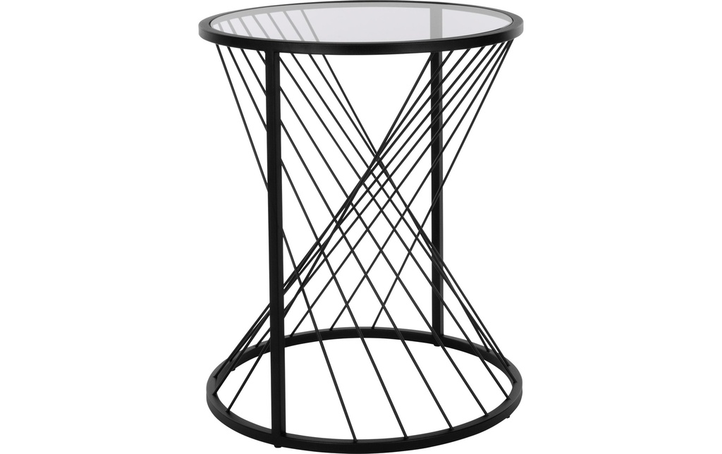 EGLO Table d'appoint Otawara Ø 46 x 55 cm, noir