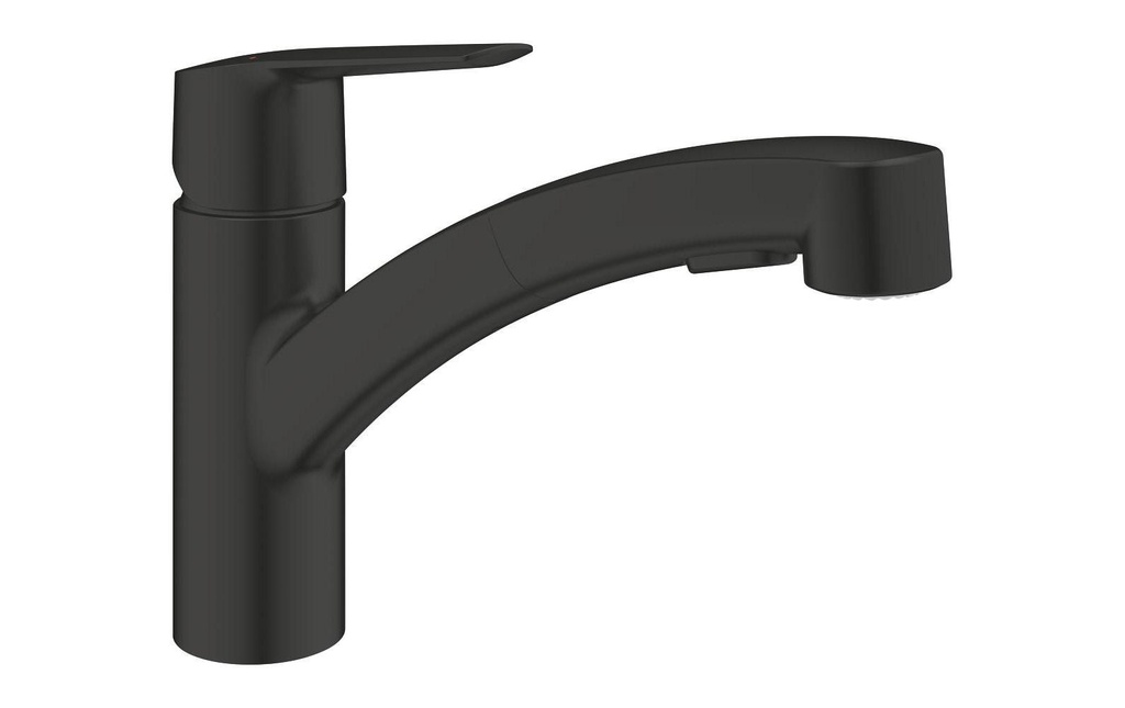 GROHE Start Mitigeur monocommandé pour évier, 1/2 Noir mat