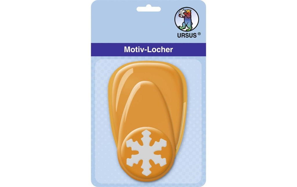 URSUS Perforatrice à motif Flocon de neige moyen, 2.54 cm
