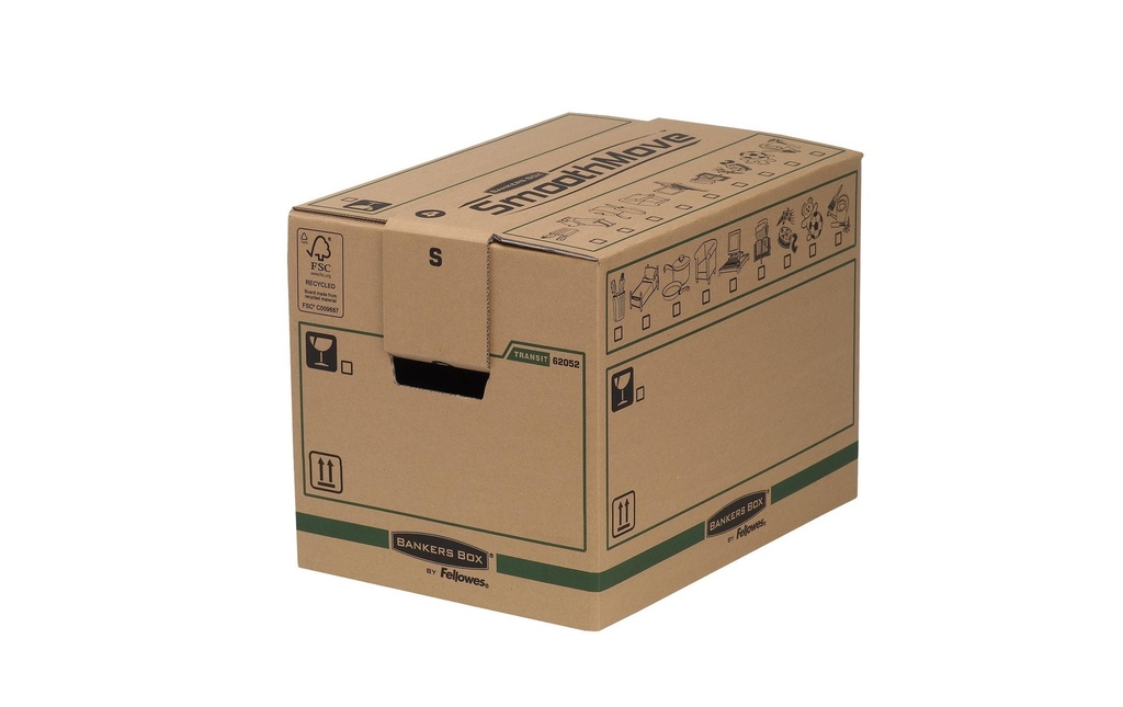Fellowes Carton de déménagement Fastfold 31.0 x 32.7 x 42.9 cm, 5 pièces